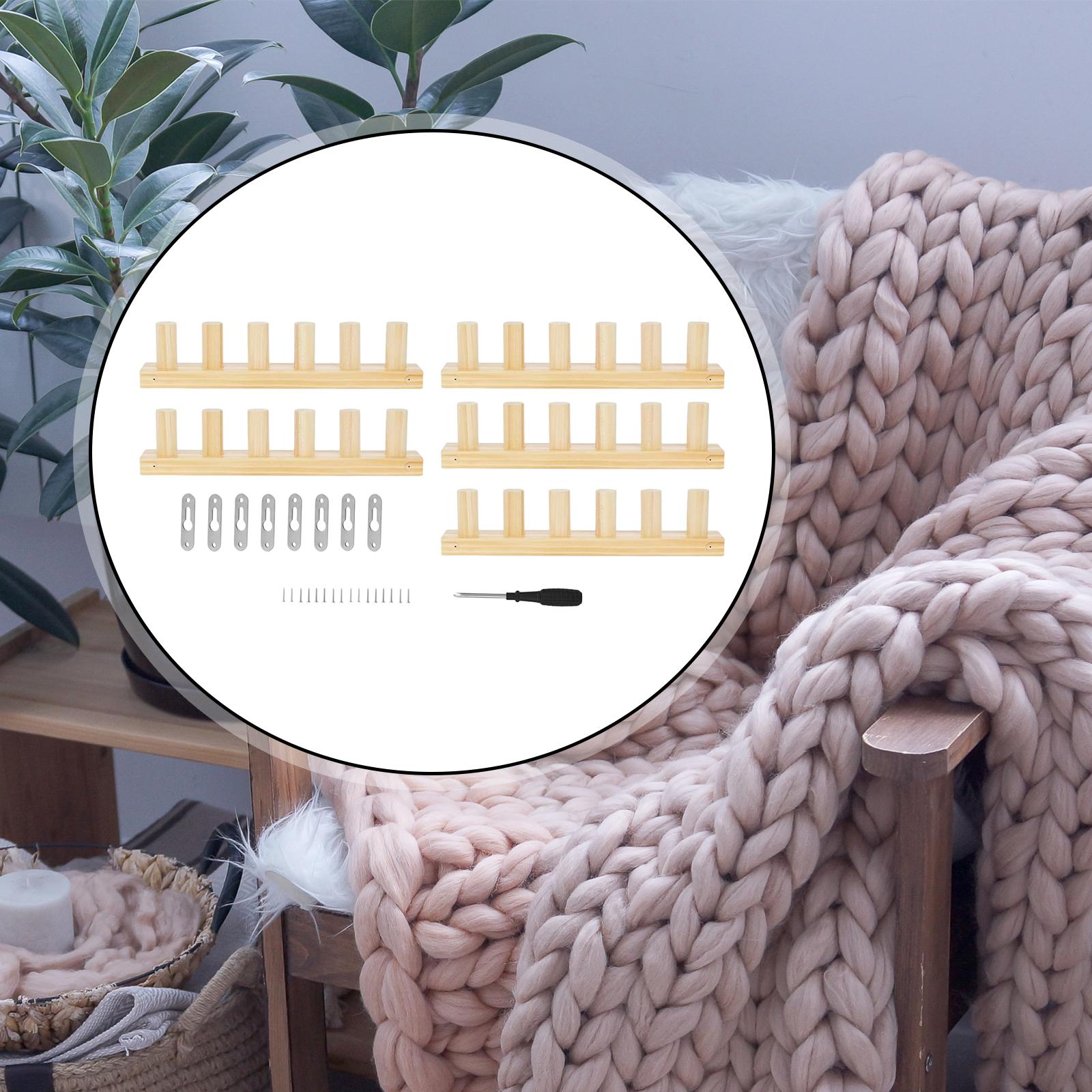 Loom Weaving Frame - Chunky Knit Blanket Loom Kit Portable