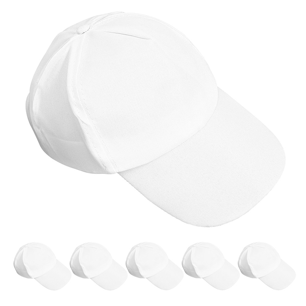 Art Craft Painting - 6Pcs Kids Baseball Cap White Blank