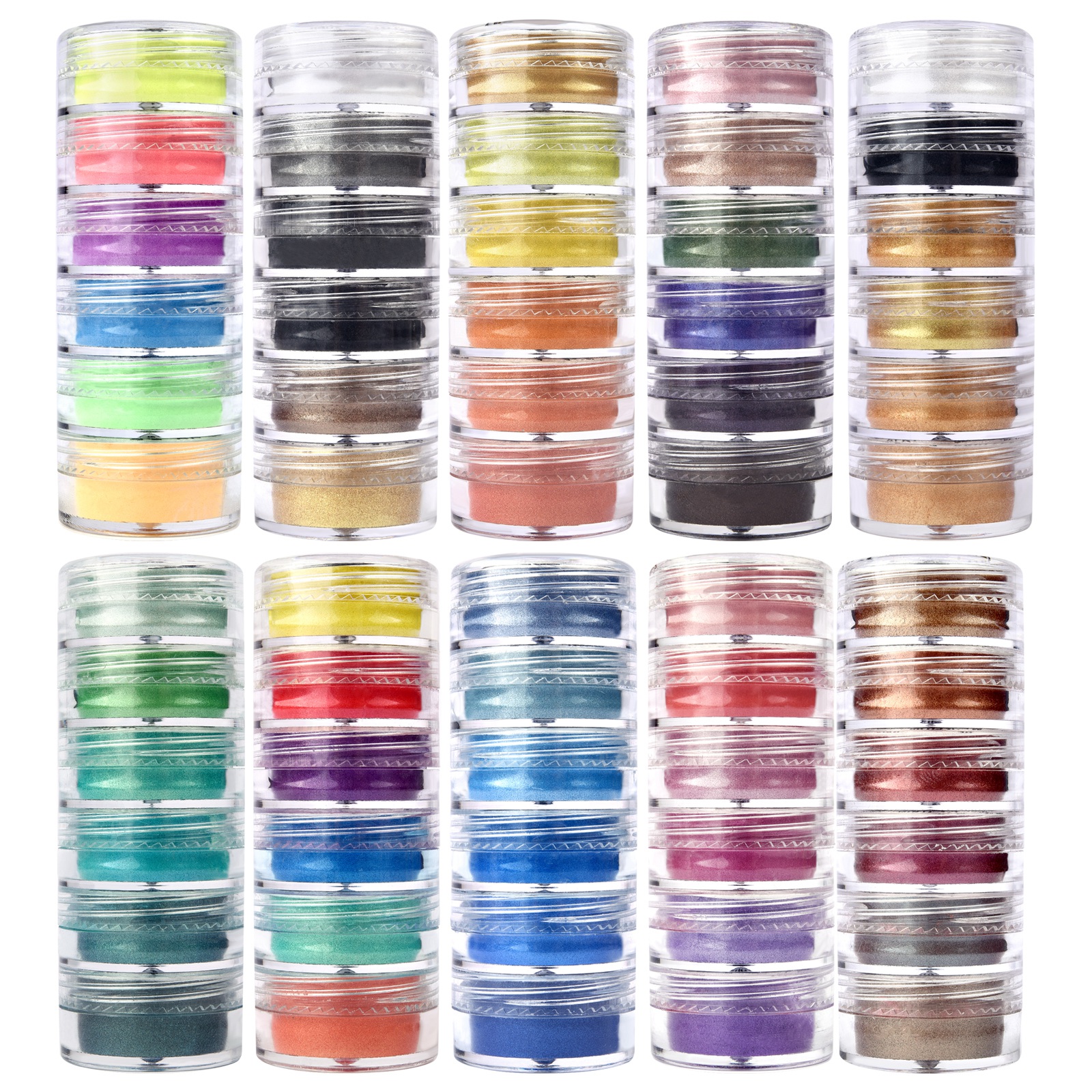 Resin Pigment Powder - 6 Colors/Set Pearlescent Powder Resin Pigment