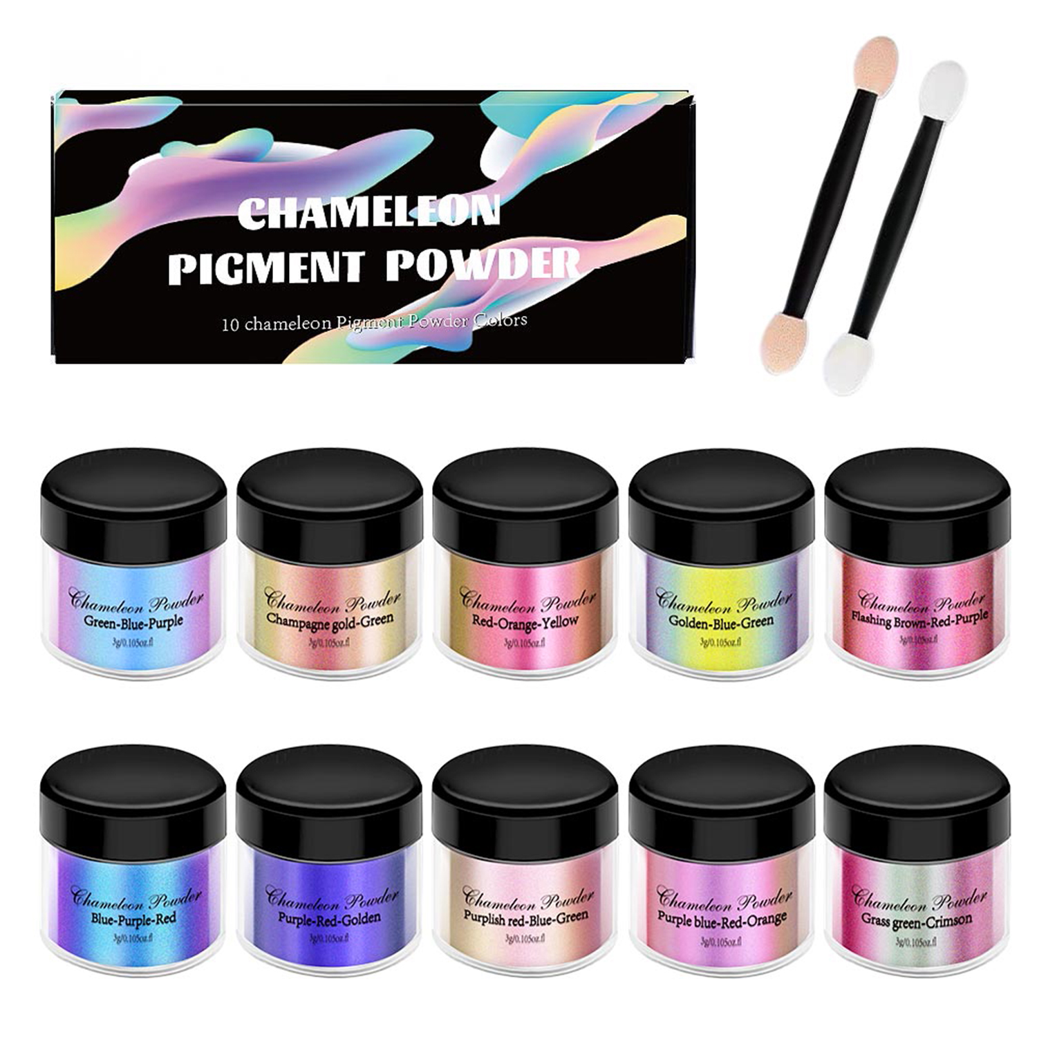 10/20pcs Mirror Chameleons Pig - Resin Pigment Powder 评论和价格