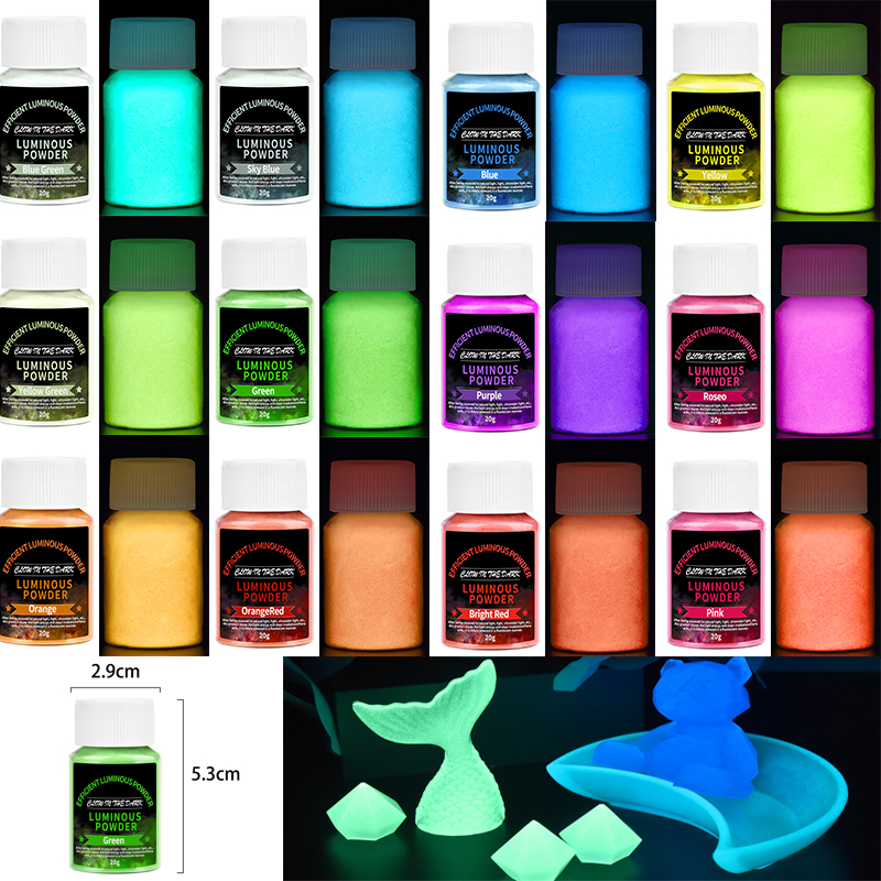 20g Long Lasting Bright Lumino - Resin Pigment Powder 评论和价格