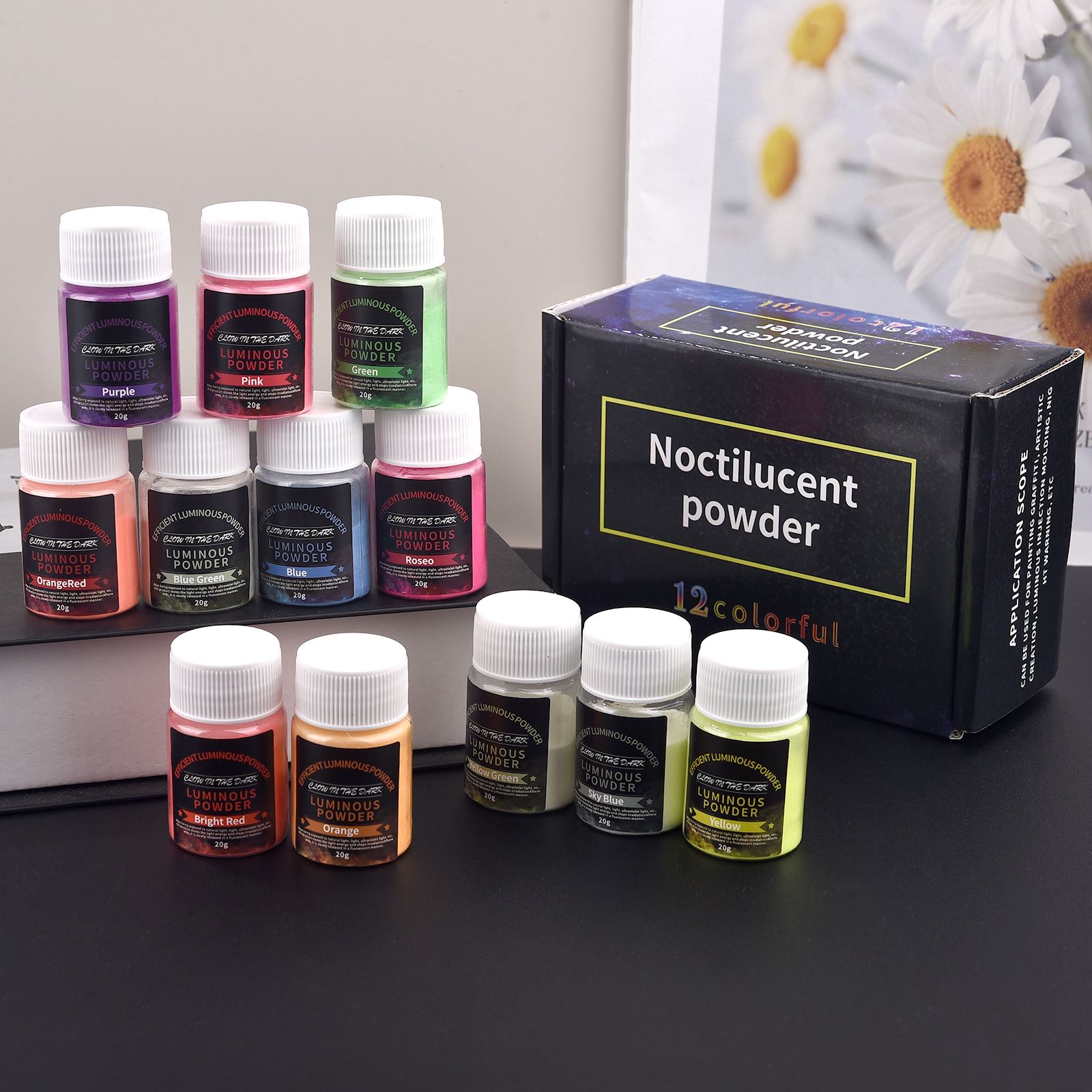 20g Long Lasting Bright Lumino - Resin Pigment Powder 评论和价格
