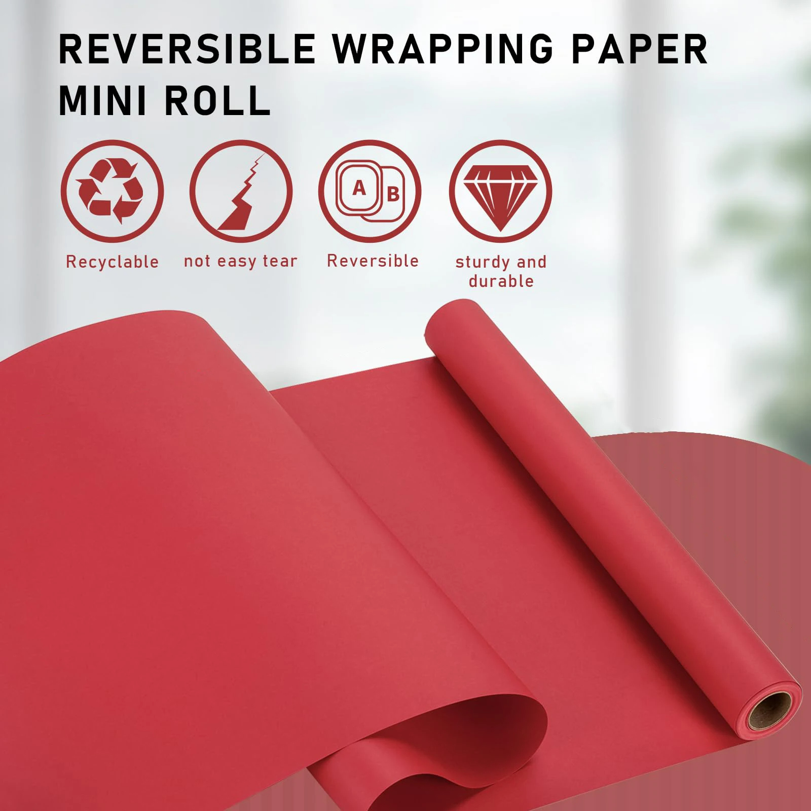 Kraft Paper red Ideal for Gift - Art And Craft Recycle 评论和价格
