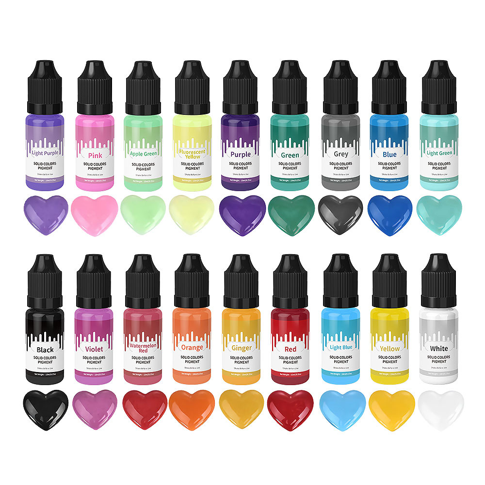18Colors 10ml Macaron Solid Pa - Resin Pigment Powder 评论和价格
