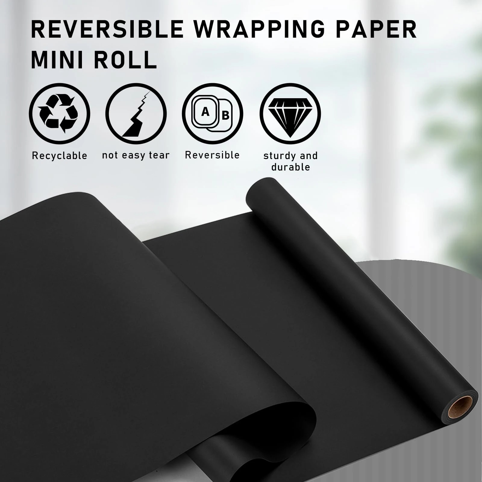 Kraft Paper Black Ideal for Gi - Art And Craft Recycle 评论和价格