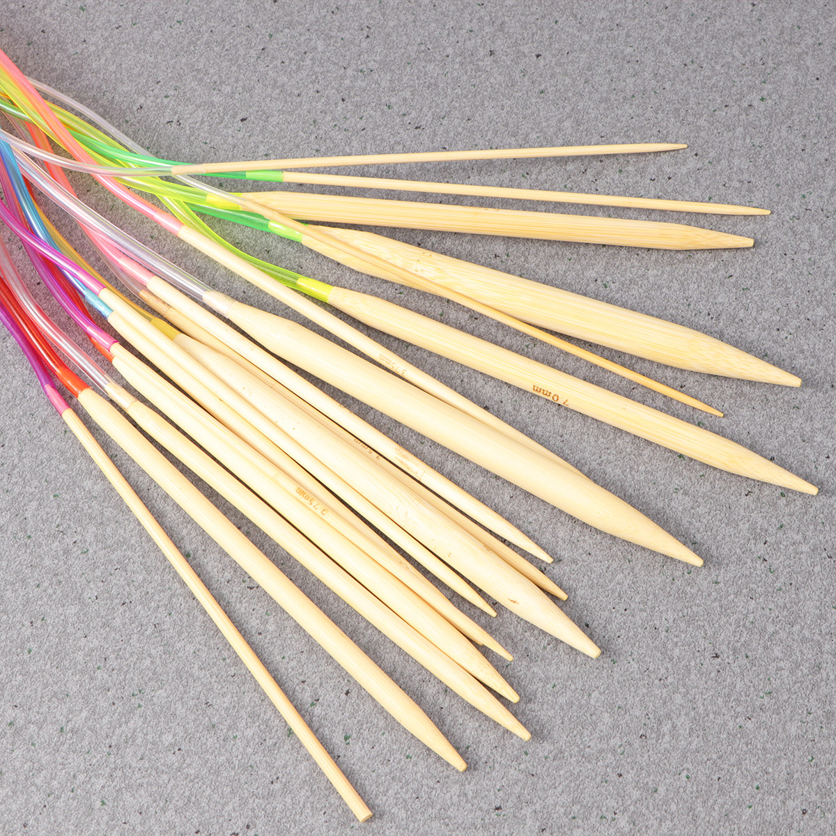 18Pcs 60Cm Circular Knitting N - Knitting Needle Circular 评论和价格