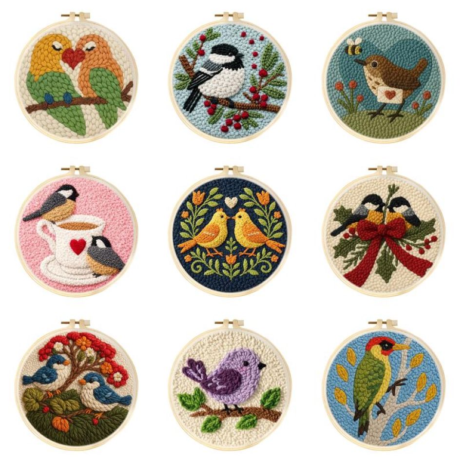 CHENISTORY  Bird Punch Needle  - Punch Needle Kit 评论和价格