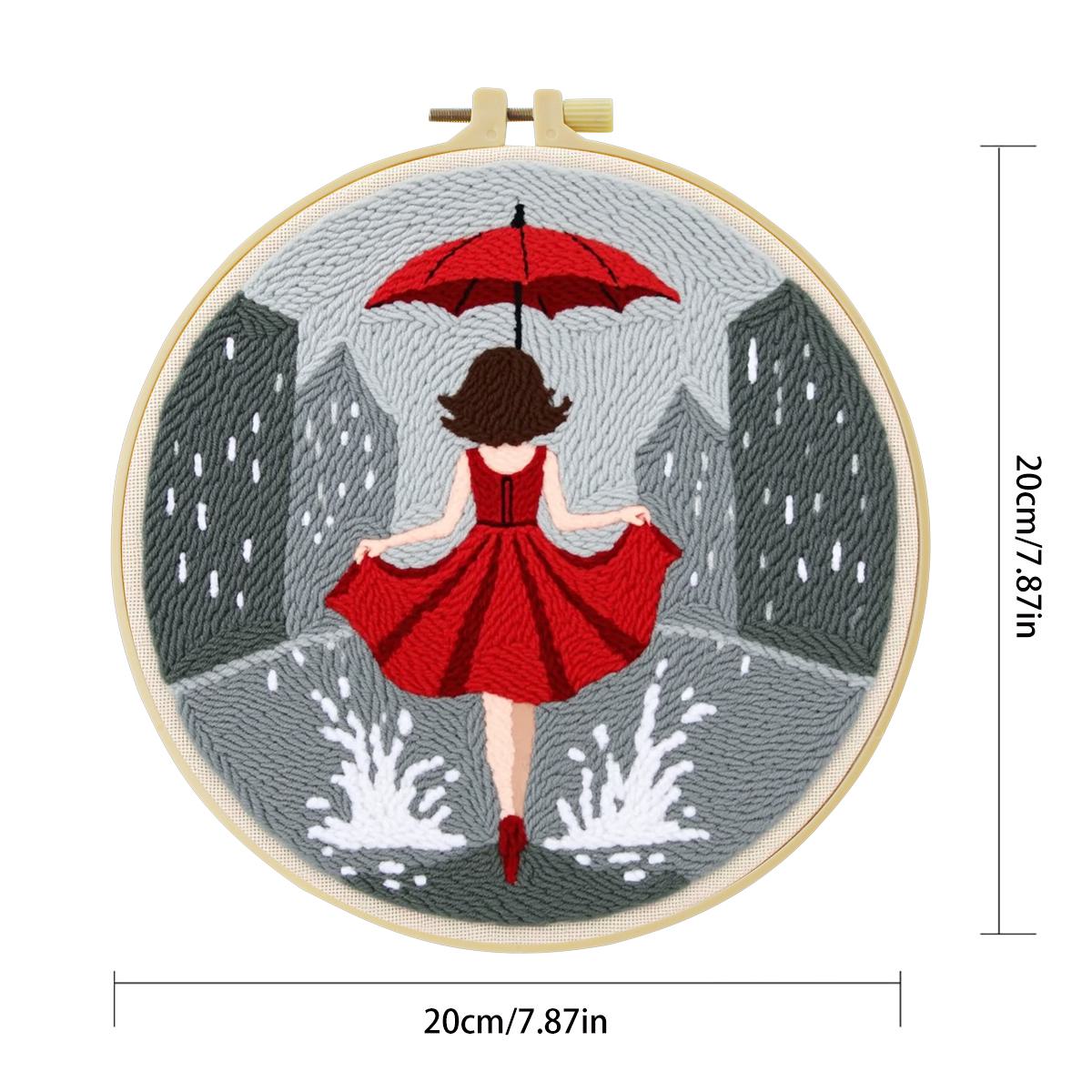 20X20CM/7.87inch Female Punch  - Punch Needle Kit 评论和价格