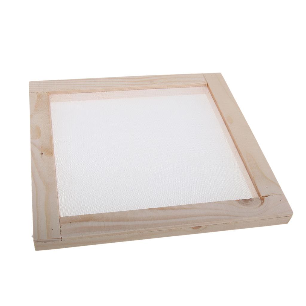 Wooden Paper Making Frame Scre - Art And Craft Recycle 评论和价格