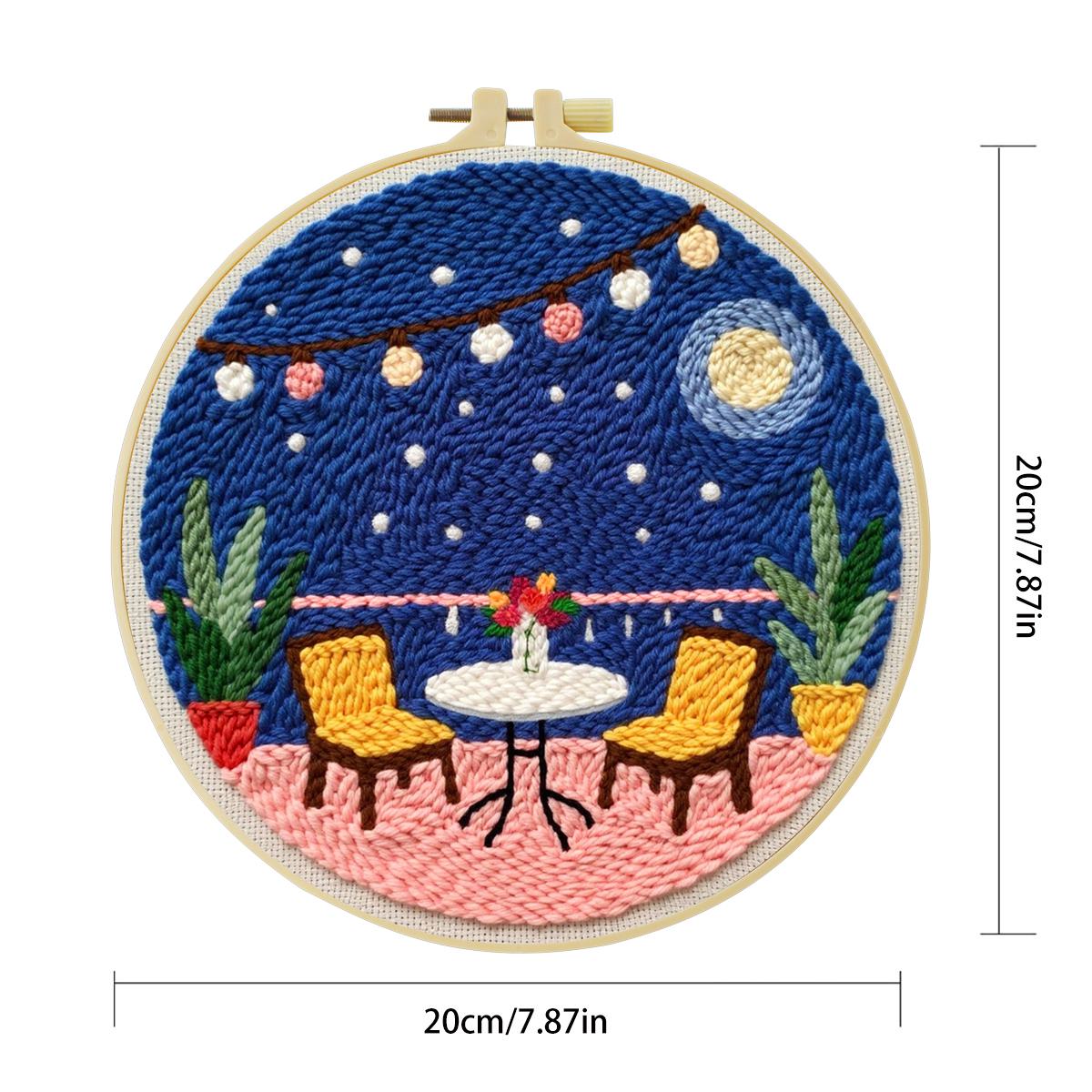 20X20CM/7.87inch Table Punch N - Punch Needle Kit 评论和价格