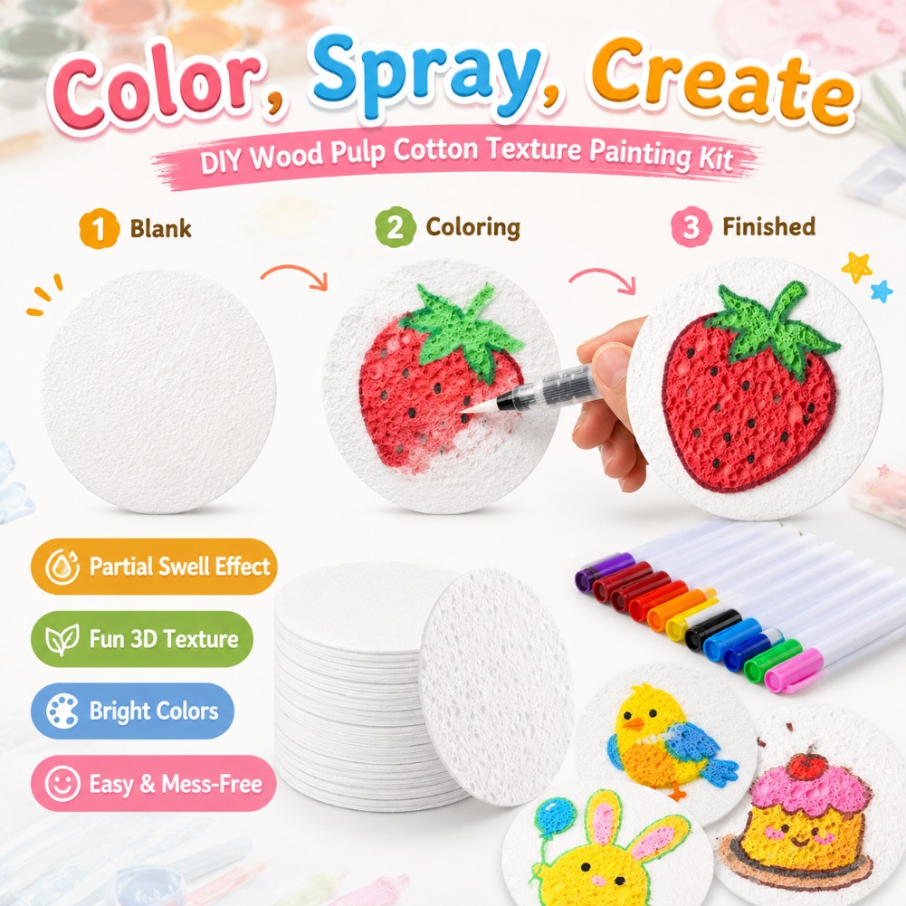 3D Puffy Foam Painting Paper M - Art Craft Using Paper 评论和价格