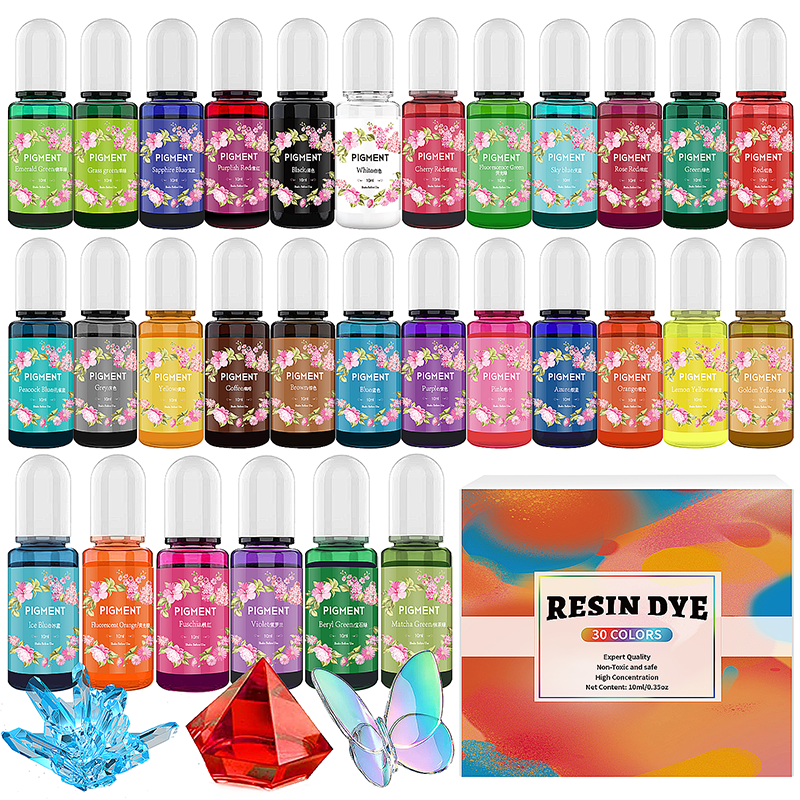 DIY Epoxy Resin Pigment Kit Ca - Resin Pigment Powder 评论和价格