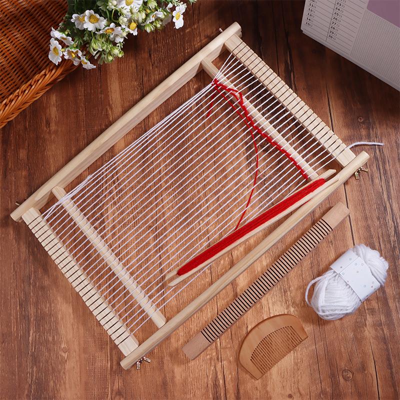 Wooden Warp Weaving Loom Set f - Loom Weaving Frame 评论和价格