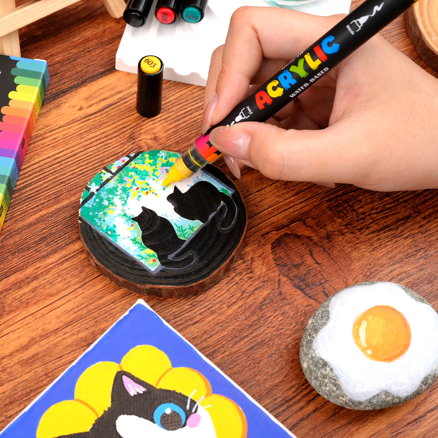 Dual-Tip Acrylic Marker Set, 1 - Art Craft Using Paper 评论和价格