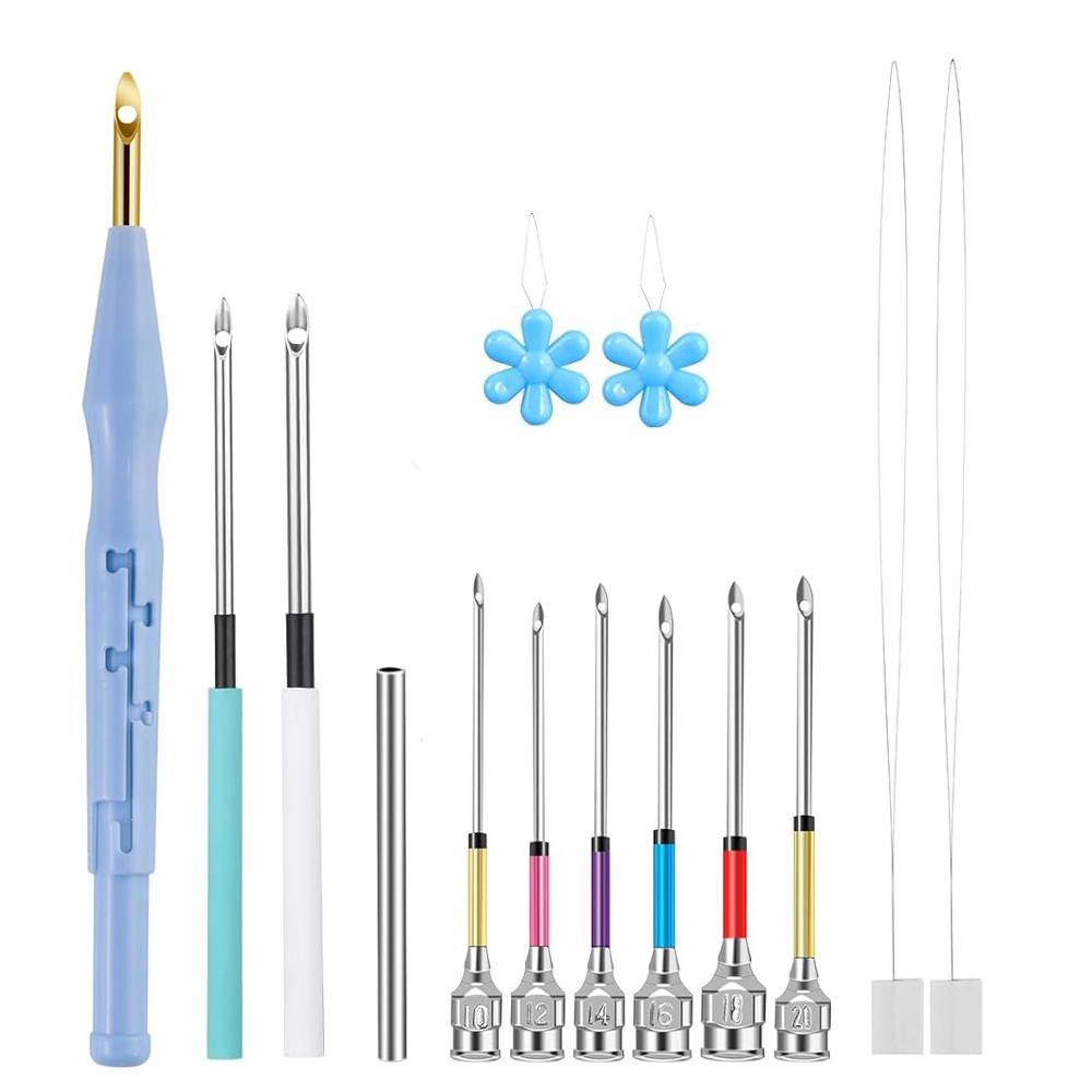 14PCS Punch Needle Set Adjusta - Punch Needle Kit 评论和价格