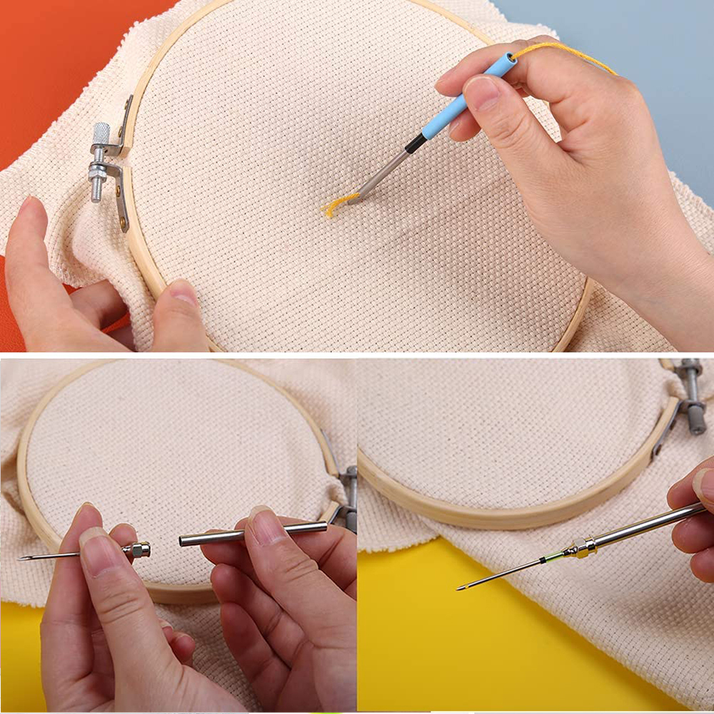 Embroidery Stitching Punch Nee - Punch Needle Kit 评论和价格