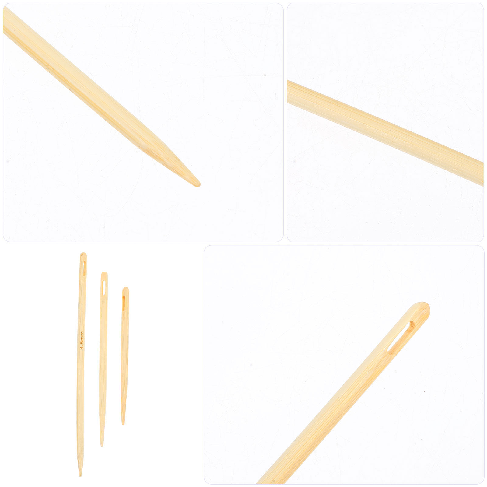 3Pcs Wooden Circular Knitting  - Knitting Needle Circular 评论和价格