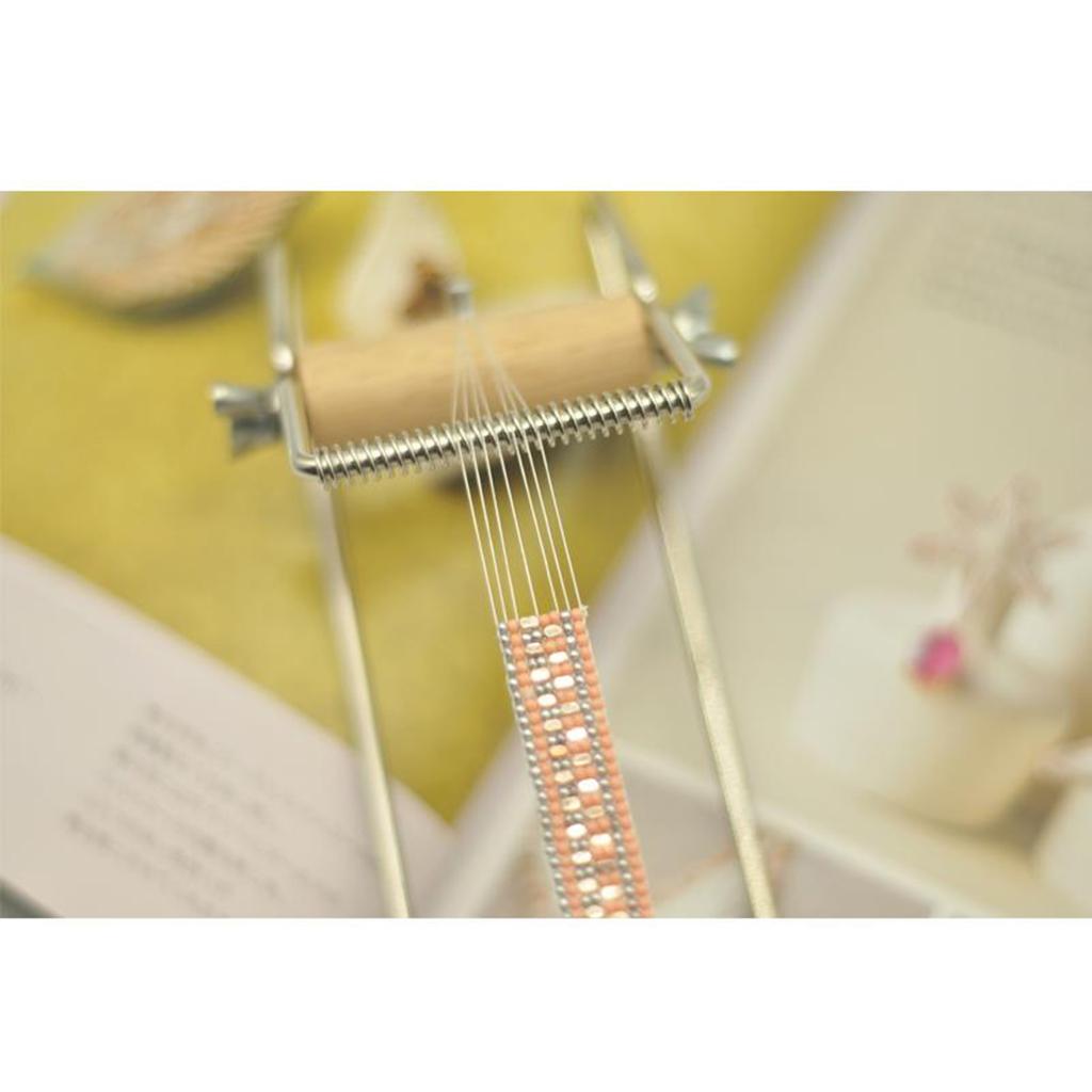 Metal Beading Loom DIY Bracele - Loom Weaving Frame 评论和价格