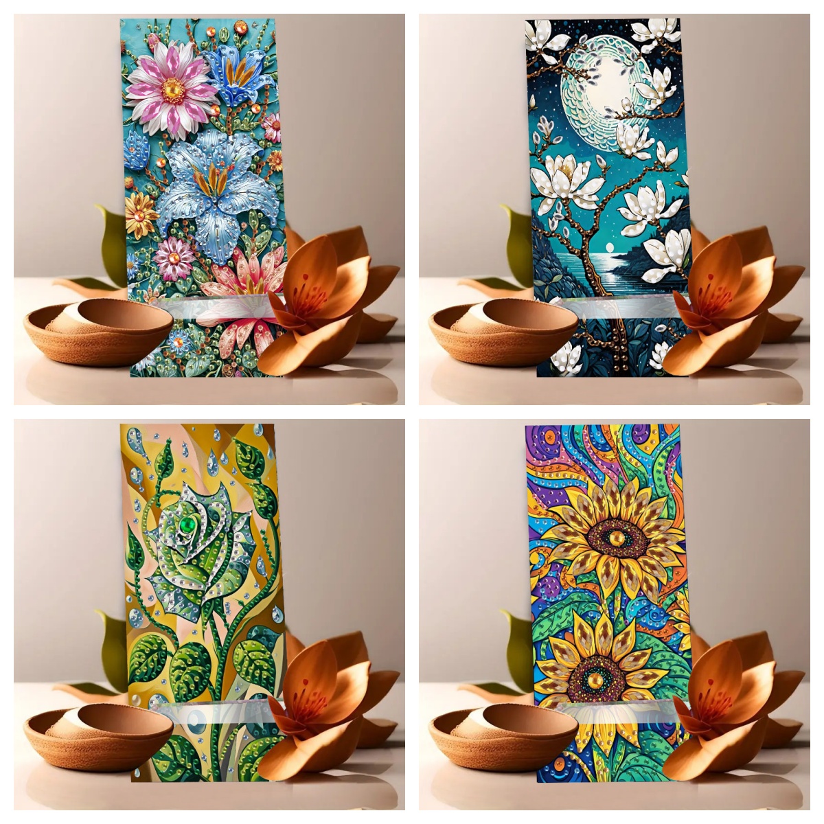 1pc DIY Mandala Diamond Art Ph - Art Craft Using Paper 评论和价格