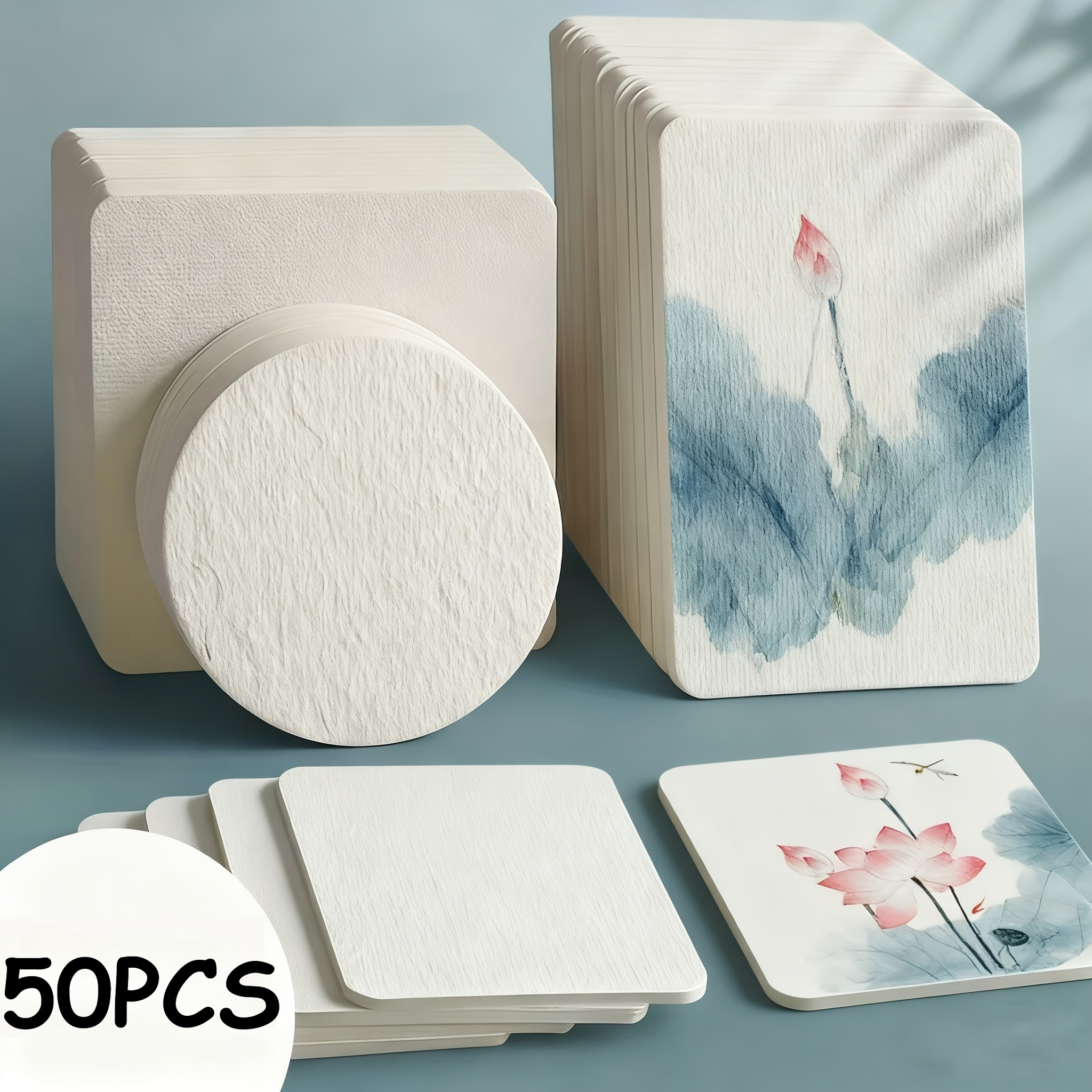 50PCS Premium Watercolor Paper - Art Craft Using Paper 评论和价格