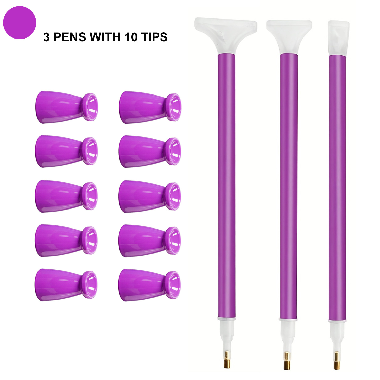 10 Silicone Tips & 3 Pens Diam - Art Craft Tools 评论和价格