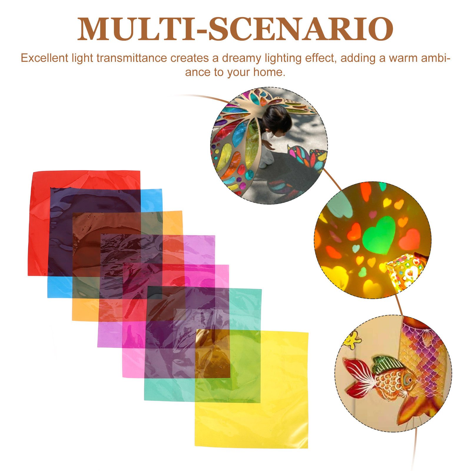 90Pcs Multi-Use Colored Cellop - Art Craft Using Paper 评论和价格