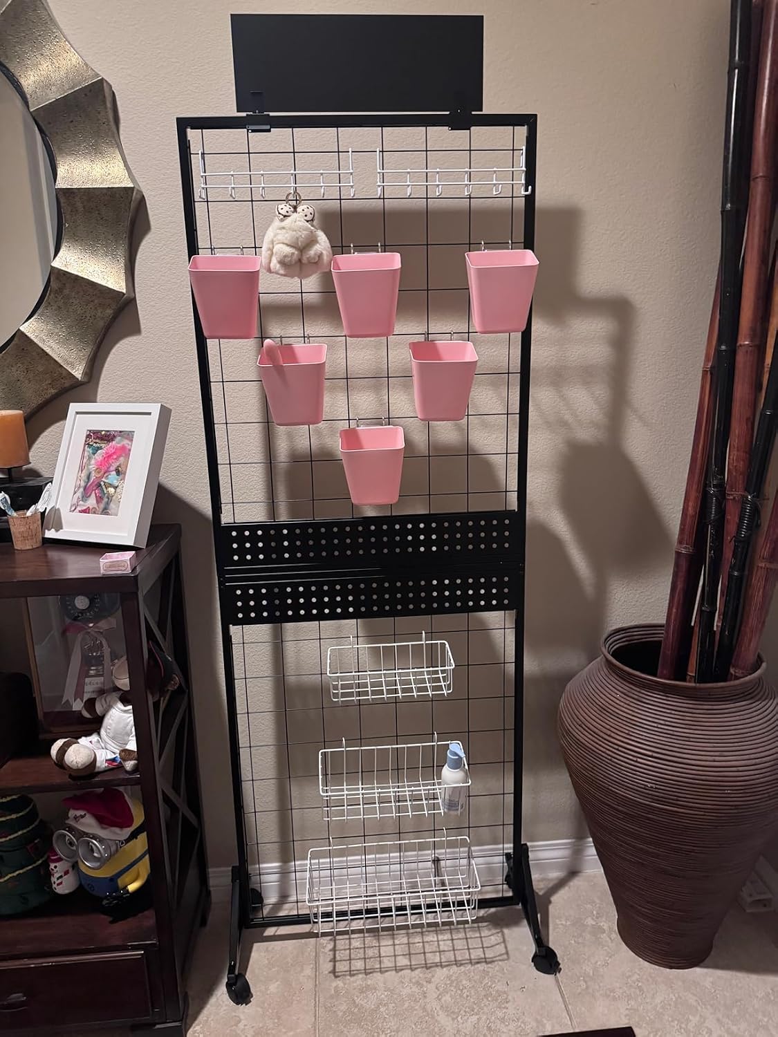 Movable 3-in-1 Gridwall Displa - Art Craft Board 评论和价格