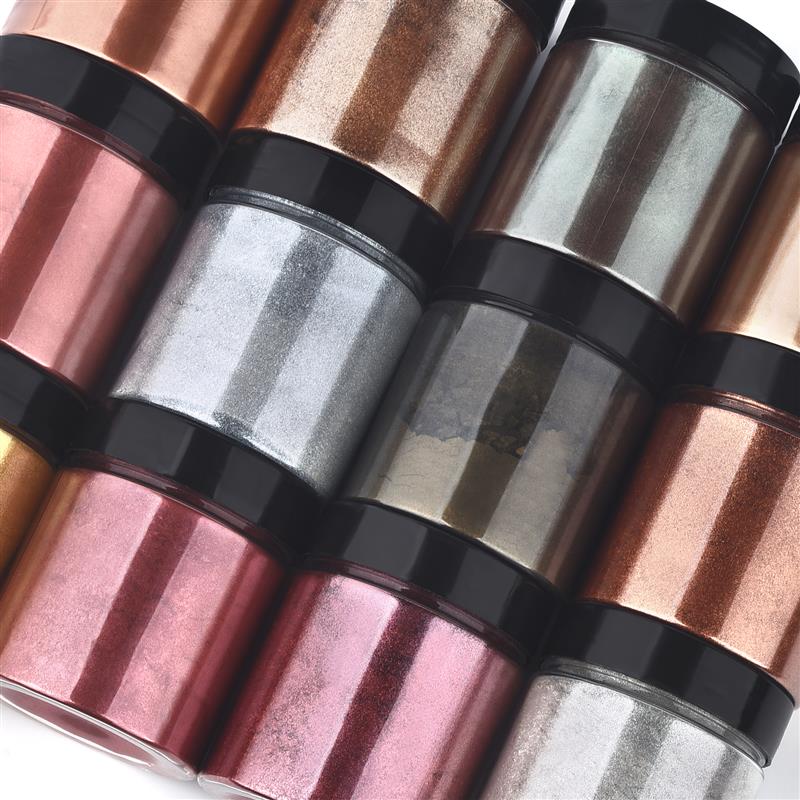 50g Shimmer Metallic Gold Silv - Resin Pigment Powder 评论和价格