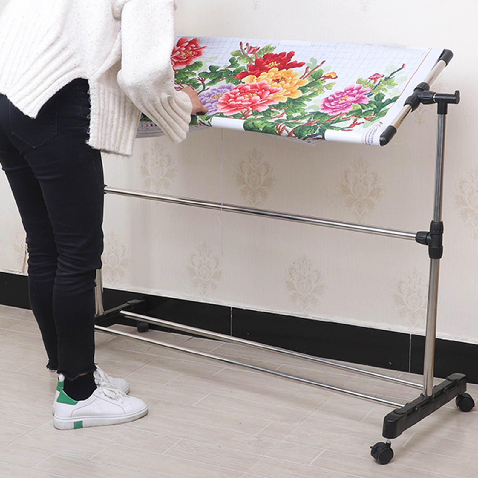 Professional Cross Stitch Fram - Loom Weaving Frame 评论和价格