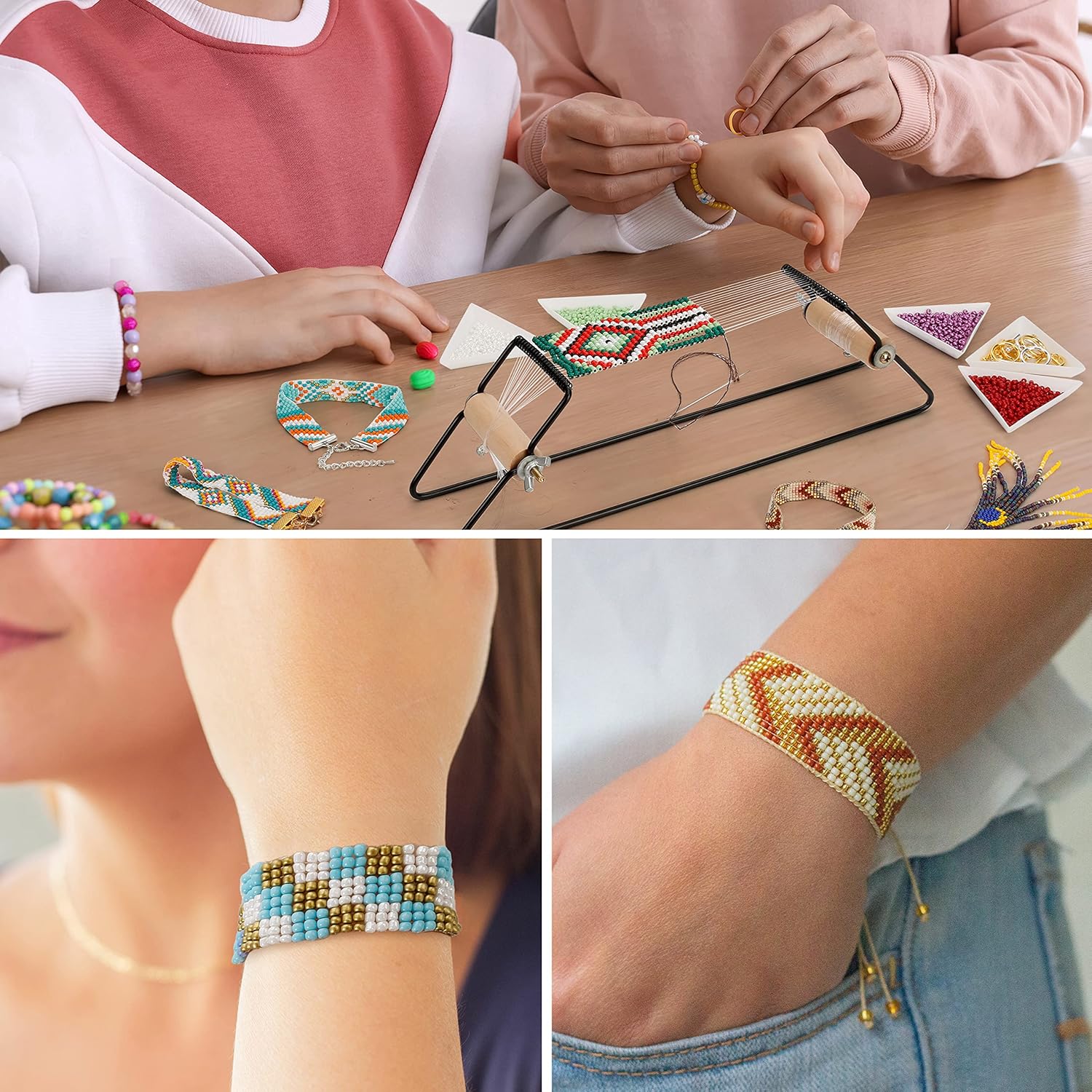 Bead Loom Kit Loom Beading Sup - Loom Weaving Frame 评论和价格