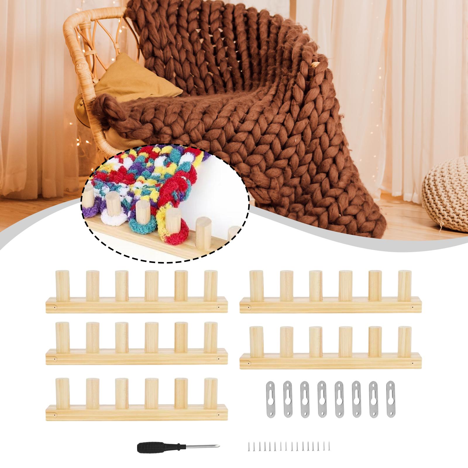 Chunky Knit Blanket Loom Kit P - Loom Weaving Frame 评论和价格