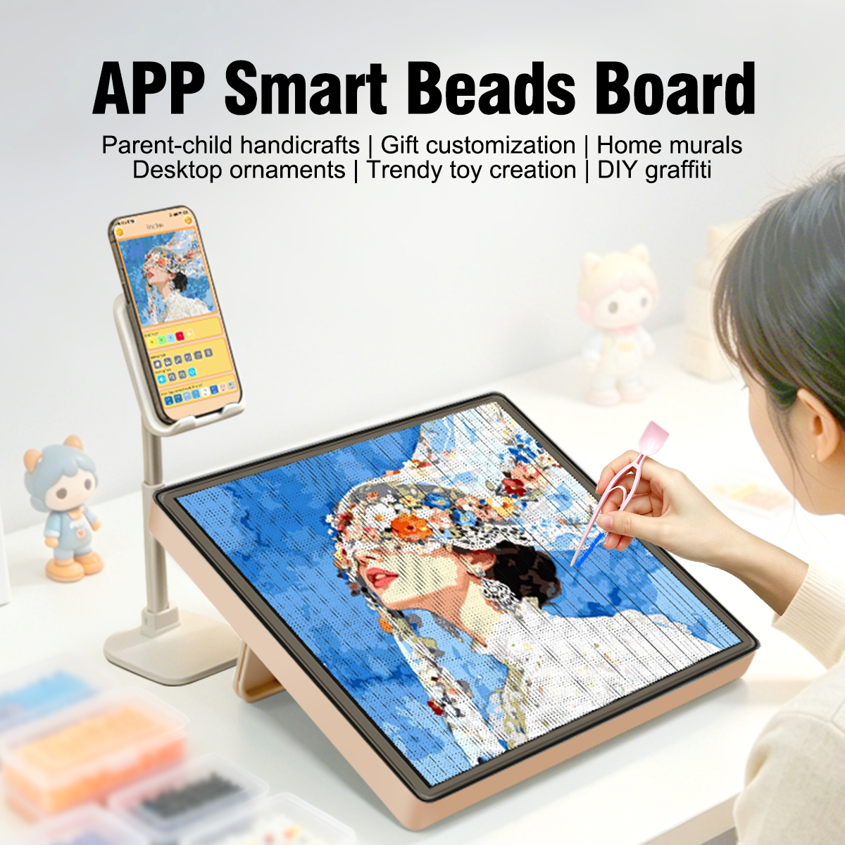 LED Fuse Beads Craft Pegboard  - Art Craft Board 评论和价格