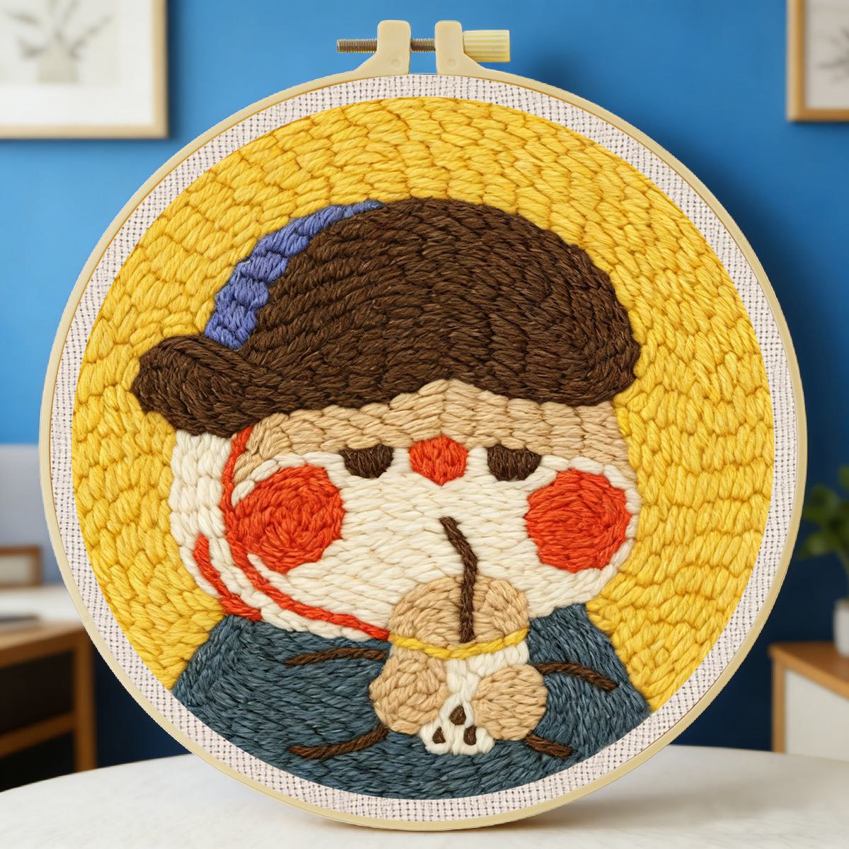 20X20CM/7.87inch Animals punch - Punch Needle Kit 评论和价格