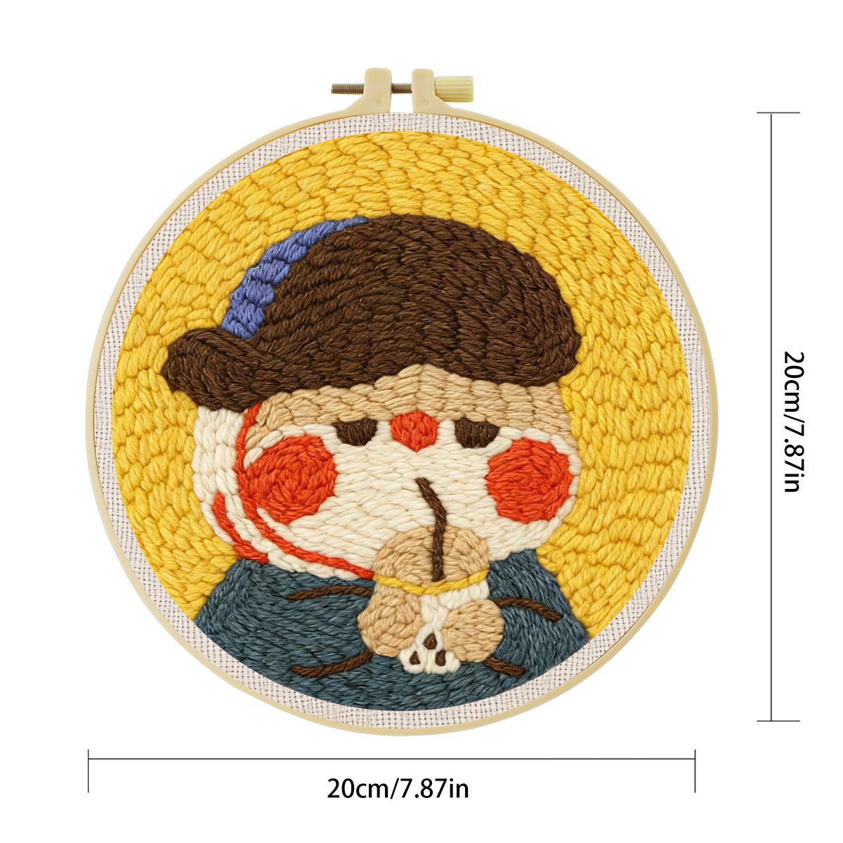 20X20CM/7.87inch Animals punch - Punch Needle Kit 评论和价格