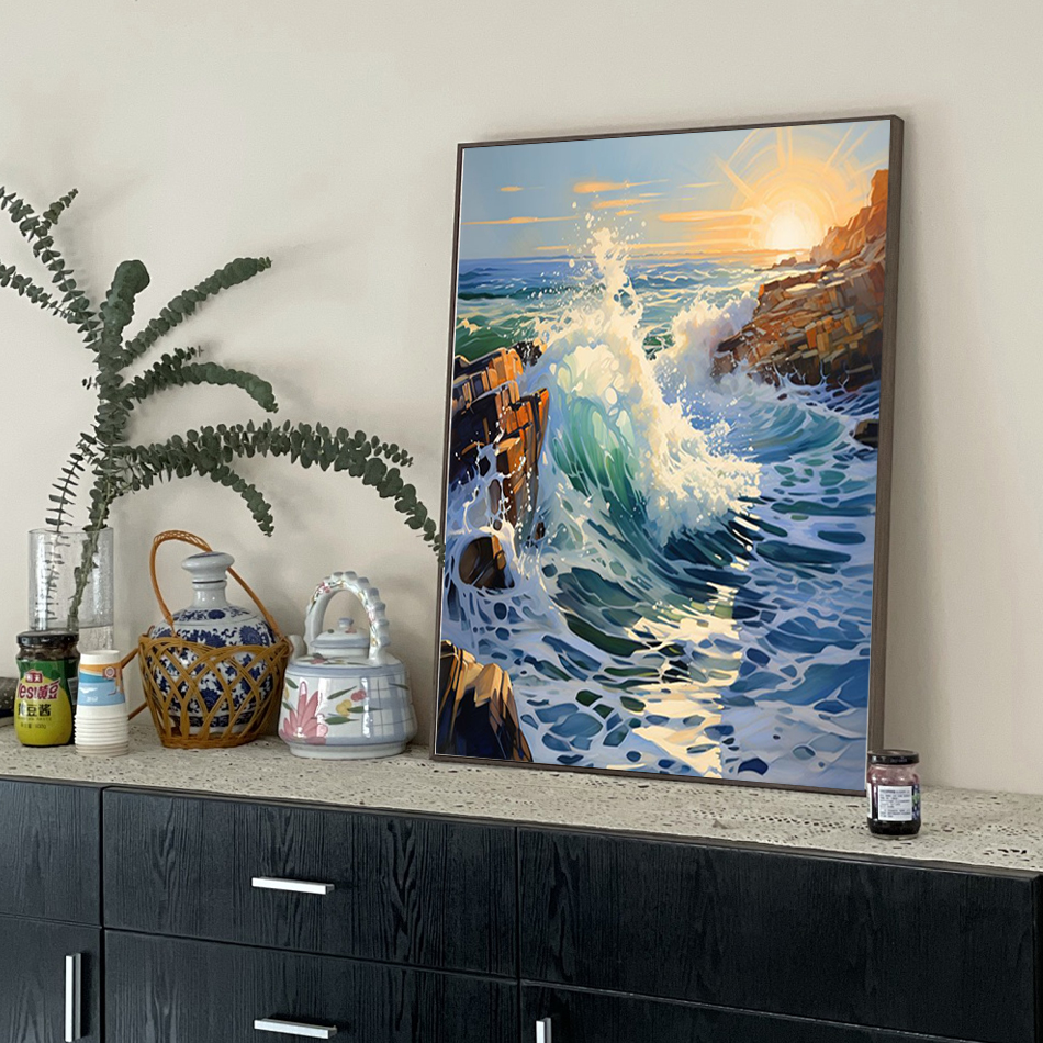 1pc frameless Painting By Numb - Art Craft Painting 评论和价格