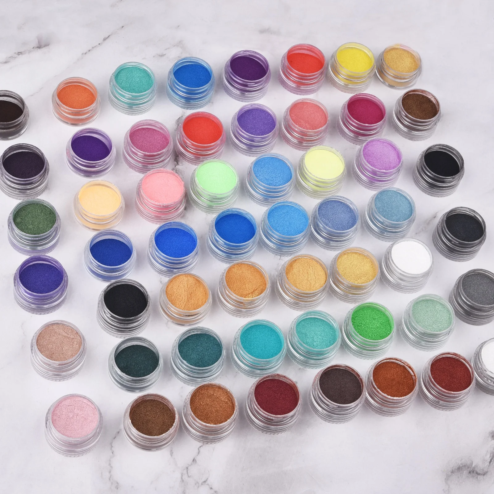 6 Colors/Set Pearlescent Powde - Resin Pigment Powder 评论和价格