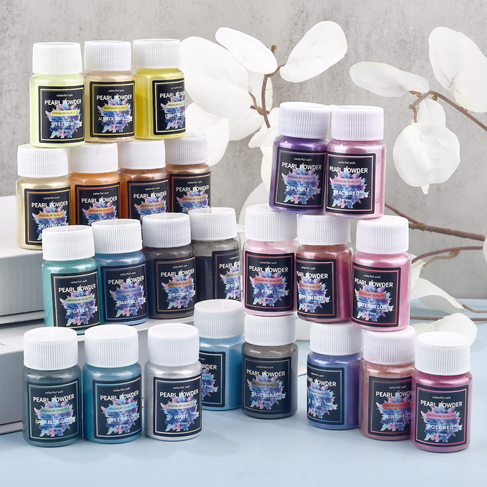 20ml Cosmetic Grade Pearlescen - Resin Pigment Powder 评论和价格