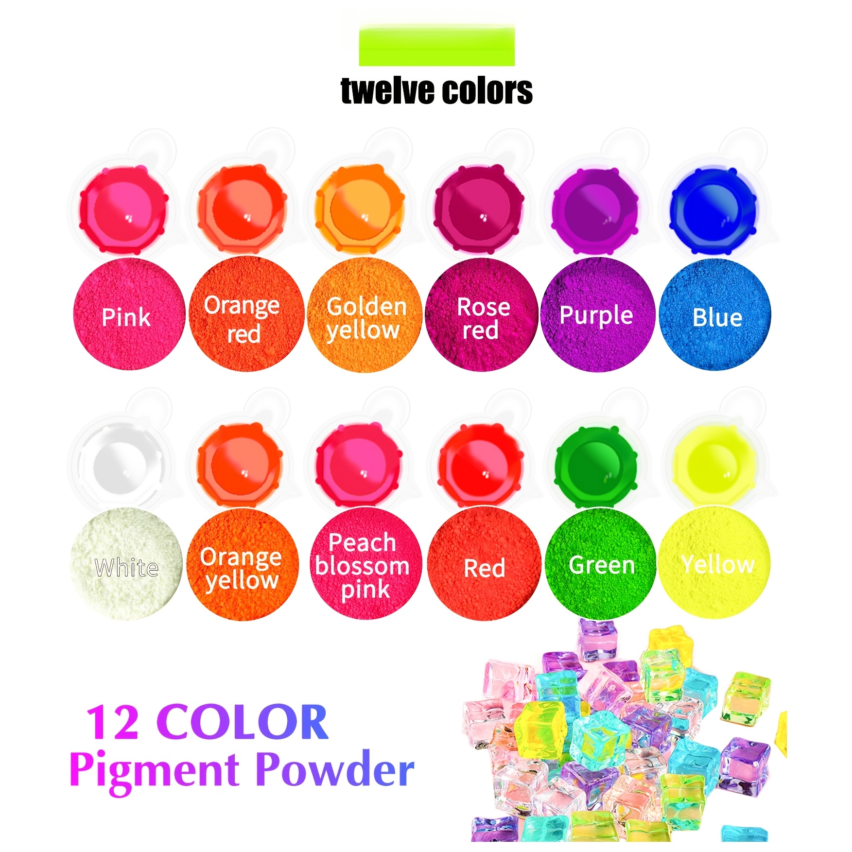 Fluorescent Powder/Neon Resin  - Resin Pigment Powder 评论和价格